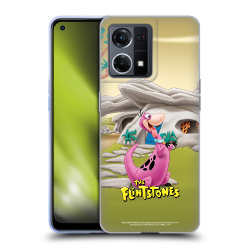 The Flintstones Characters Dino Soft Gel Case for OPPO Reno8 4G