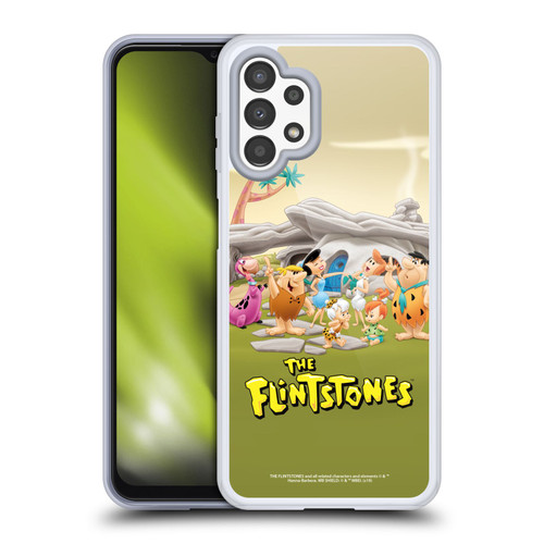 The Flintstones Characters Stone House Soft Gel Case for Samsung Galaxy A13 (2022)