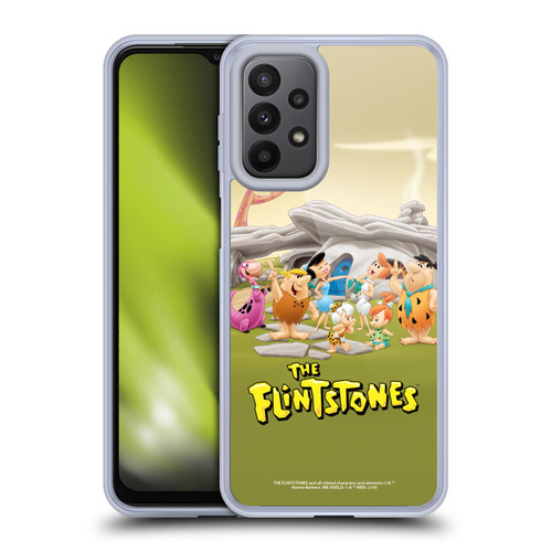 The Flintstones Characters Stone House Soft Gel Case for Samsung Galaxy A23 / 5G (2022)