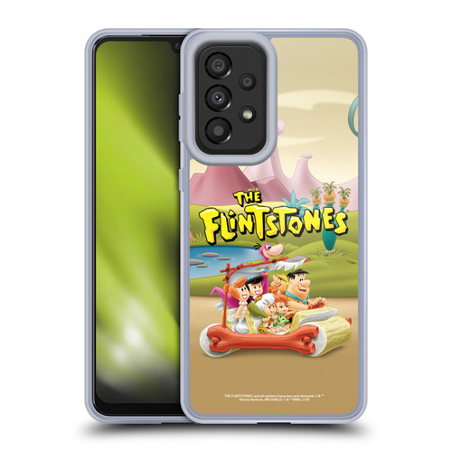The Flintstones Characters Stone Car Soft Gel Case for Samsung Galaxy A33 5G (2022)