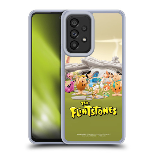 The Flintstones Characters Stone House Soft Gel Case for Samsung Galaxy A53 5G (2022)