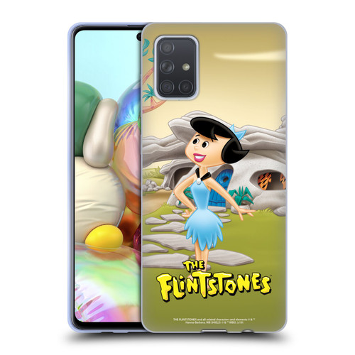 The Flintstones Characters Betty Rubble Soft Gel Case for Samsung Galaxy A71 (2019)