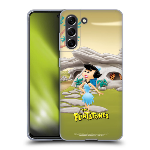 The Flintstones Characters Betty Rubble Soft Gel Case for Samsung Galaxy S21 FE 5G