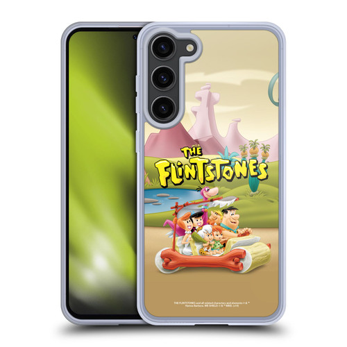 The Flintstones Characters Stone Car Soft Gel Case for Samsung Galaxy S23+ 5G