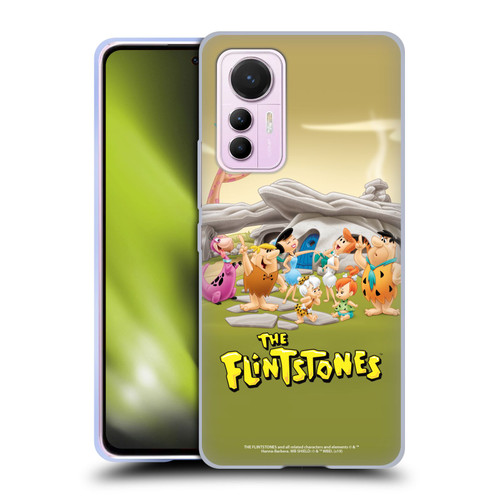 The Flintstones Characters Stone House Soft Gel Case for Xiaomi 12 Lite