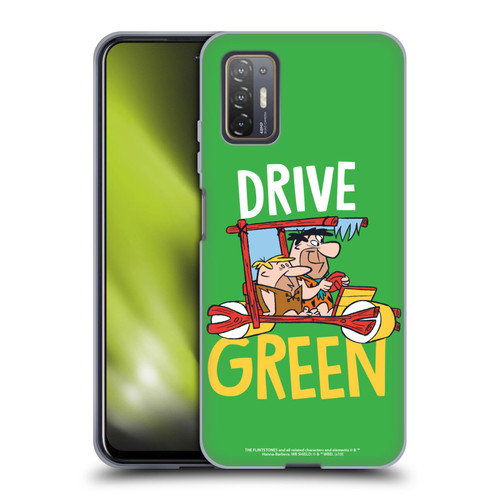 The Flintstones Graphics Drive Green Soft Gel Case for HTC Desire 21 Pro 5G