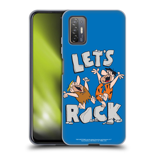 The Flintstones Graphics Fred And Barney Soft Gel Case for HTC Desire 21 Pro 5G