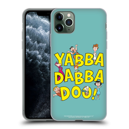 The Flintstones Graphics Yabba-Dabba-Doo Soft Gel Case for Apple iPhone 11 Pro Max
