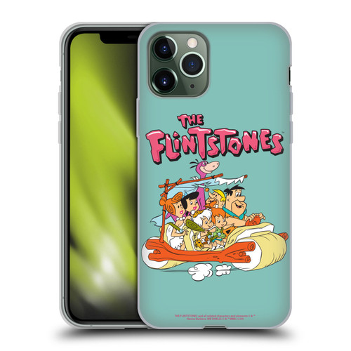 The Flintstones Graphics Family Soft Gel Case for Apple iPhone 11 Pro