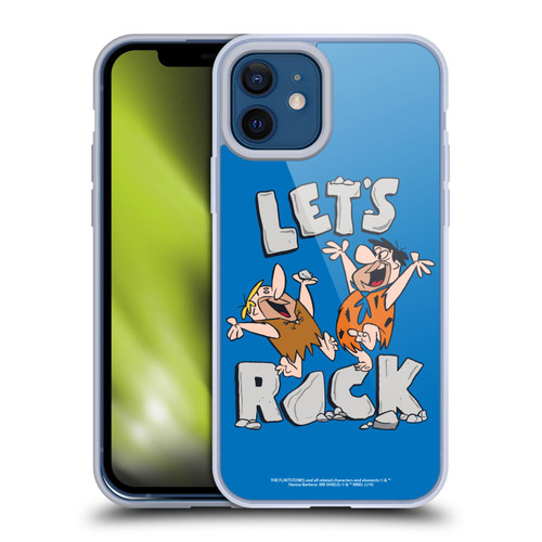 The Flintstones Graphics Fred And Barney Soft Gel Case for Apple iPhone 12 / iPhone 12 Pro