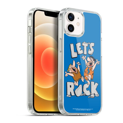 The Flintstones Graphics Fred And Barney Soft Gel Case for Apple iPhone 12 / iPhone 12 Pro & MagSafe