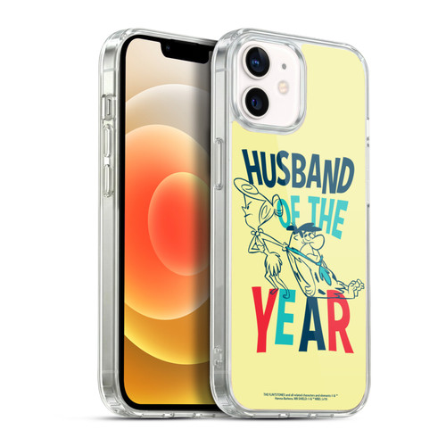 The Flintstones Graphics Husband Of The Year Soft Gel Case for Apple iPhone 12 / iPhone 12 Pro & MagSafe