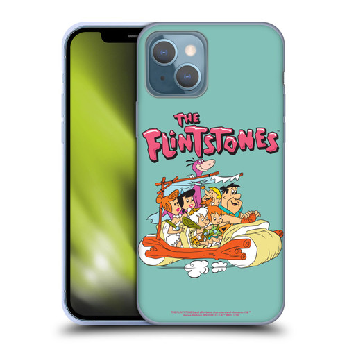 The Flintstones Graphics Family Soft Gel Case for Apple iPhone 13
