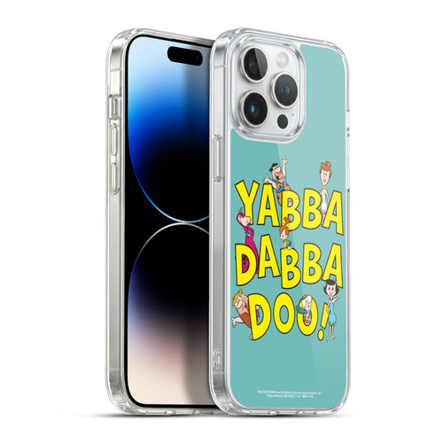 The Flintstones Graphics Yabba-Dabba-Doo Soft Gel Case for Apple iPhone 13 Pro Max & MagSafe