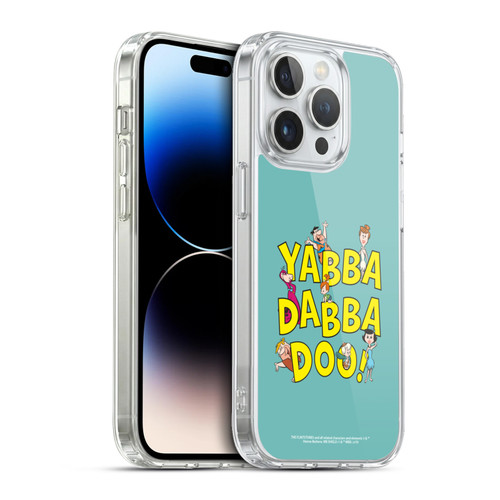 The Flintstones Graphics Yabba-Dabba-Doo Soft Gel Case for Apple iPhone 13 Pro & MagSafe
