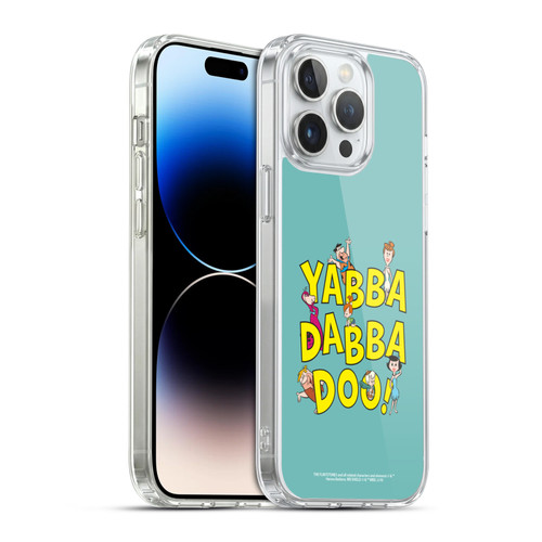 The Flintstones Graphics Yabba-Dabba-Doo Soft Gel Case for Apple iPhone 14 Pro Max & MagSafe