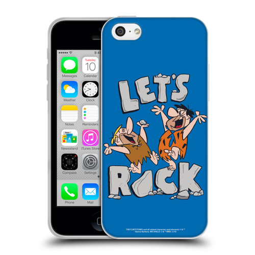 The Flintstones Graphics Fred And Barney Soft Gel Case for Apple iPhone 5c
