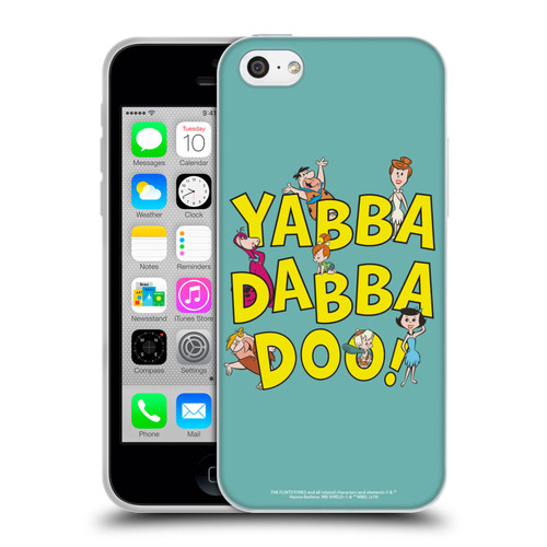 The Flintstones Graphics Yabba-Dabba-Doo Soft Gel Case for Apple iPhone 5c