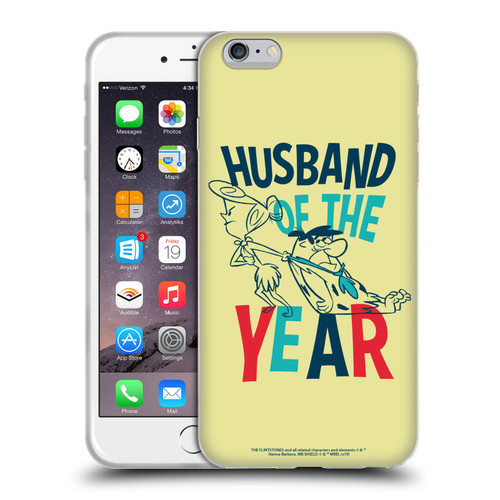 The Flintstones Graphics Husband Of The Year Soft Gel Case for Apple iPhone 6 Plus / iPhone 6s Plus