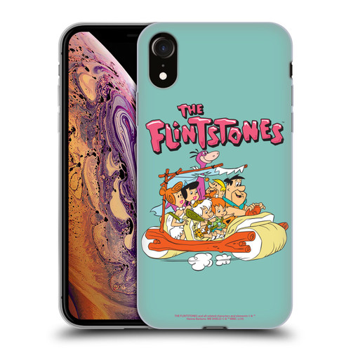 The Flintstones Graphics Family Soft Gel Case for Apple iPhone XR