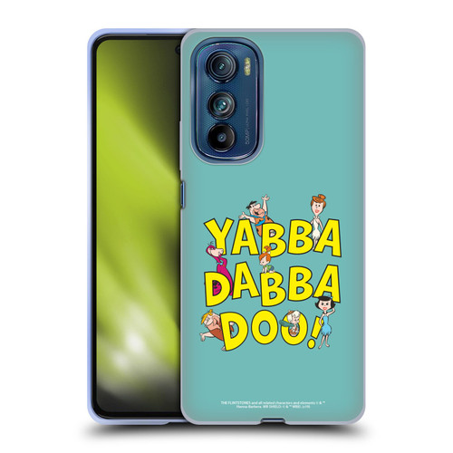 The Flintstones Graphics Yabba-Dabba-Doo Soft Gel Case for Motorola Edge 30
