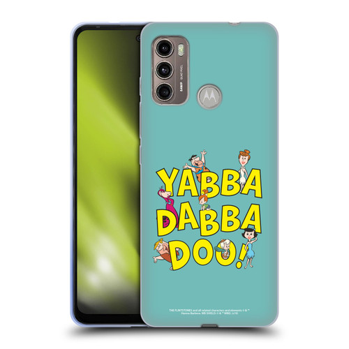 The Flintstones Graphics Yabba-Dabba-Doo Soft Gel Case for Motorola Moto G60 / Moto G40 Fusion