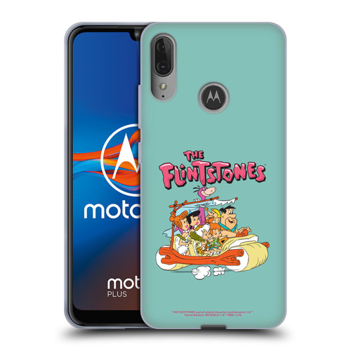 The Flintstones Graphics Family Soft Gel Case for Motorola Moto E6 Plus