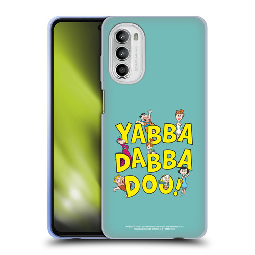 The Flintstones Graphics Yabba-Dabba-Doo Soft Gel Case for Motorola Moto G52