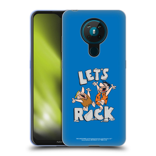 The Flintstones Graphics Fred And Barney Soft Gel Case for Nokia 5.3