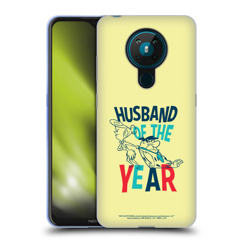 The Flintstones Graphics Husband Of The Year Soft Gel Case for Nokia 5.3