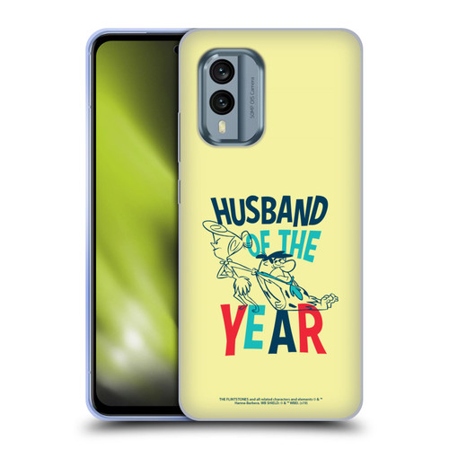 The Flintstones Graphics Husband Of The Year Soft Gel Case for Nokia X30