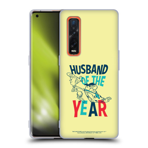 The Flintstones Graphics Husband Of The Year Soft Gel Case for OPPO Find X2 Pro 5G