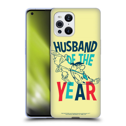 The Flintstones Graphics Husband Of The Year Soft Gel Case for OPPO Find X3 / Pro
