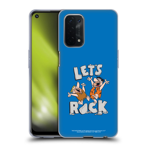 The Flintstones Graphics Fred And Barney Soft Gel Case for OPPO A54 5G