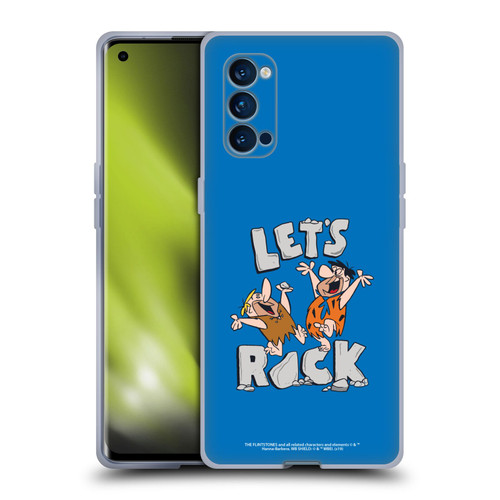 The Flintstones Graphics Fred And Barney Soft Gel Case for OPPO Reno 4 Pro 5G