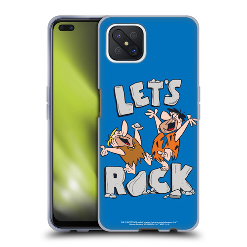 The Flintstones Graphics Fred And Barney Soft Gel Case for OPPO Reno4 Z 5G