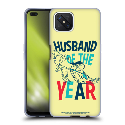 The Flintstones Graphics Husband Of The Year Soft Gel Case for OPPO Reno4 Z 5G