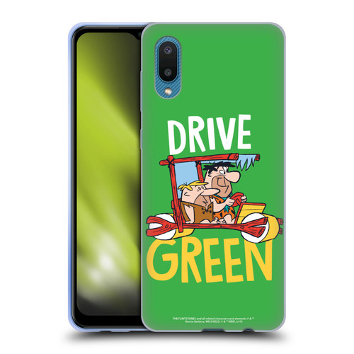 The Flintstones Graphics Drive Green Soft Gel Case for Samsung Galaxy A02/M02 (2021)