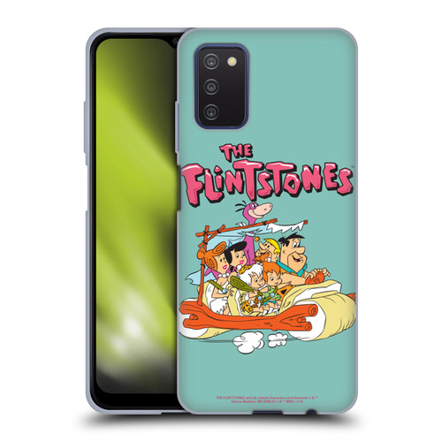 The Flintstones Graphics Family Soft Gel Case for Samsung Galaxy A03s (2021)