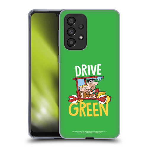 The Flintstones Graphics Drive Green Soft Gel Case for Samsung Galaxy A33 5G (2022)