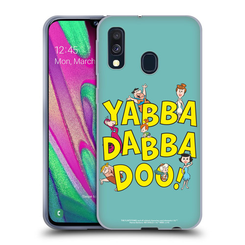 The Flintstones Graphics Yabba-Dabba-Doo Soft Gel Case for Samsung Galaxy A40 (2019)