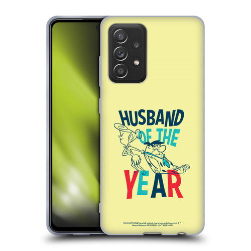 The Flintstones Graphics Husband Of The Year Soft Gel Case for Samsung Galaxy A52 / A52s / 5G (2021)