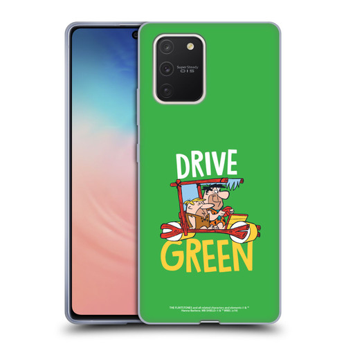 The Flintstones Graphics Drive Green Soft Gel Case for Samsung Galaxy S10 Lite