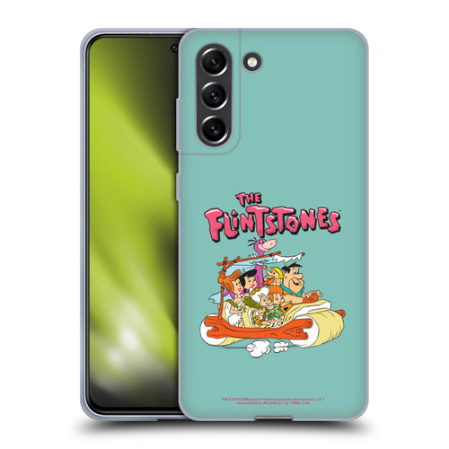 The Flintstones Graphics Family Soft Gel Case for Samsung Galaxy S21 FE 5G