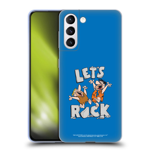The Flintstones Graphics Fred And Barney Soft Gel Case for Samsung Galaxy S21+ 5G