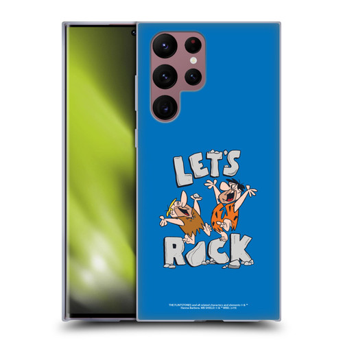 The Flintstones Graphics Fred And Barney Soft Gel Case for Samsung Galaxy S22 Ultra 5G