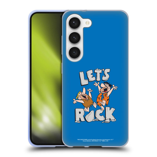 The Flintstones Graphics Fred And Barney Soft Gel Case for Samsung Galaxy S23 5G