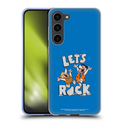 The Flintstones Graphics Fred And Barney Soft Gel Case for Samsung Galaxy S23+ 5G