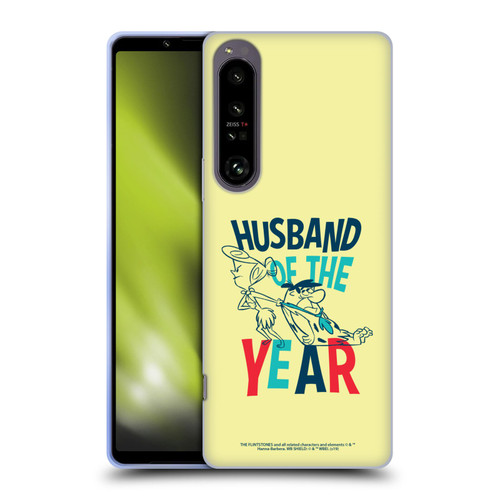 The Flintstones Graphics Husband Of The Year Soft Gel Case for Sony Xperia 1 IV