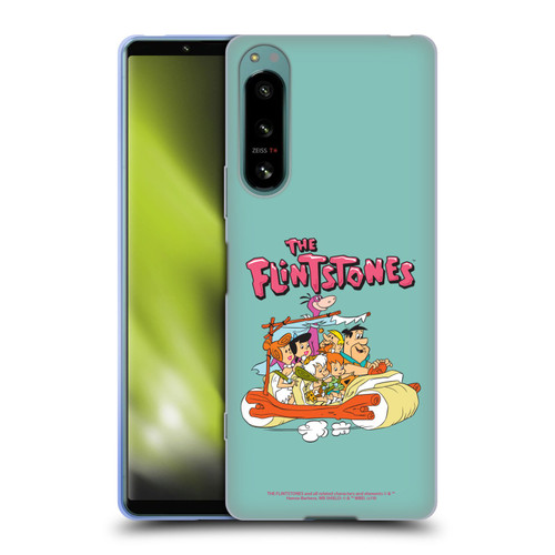 The Flintstones Graphics Family Soft Gel Case for Sony Xperia 5 IV